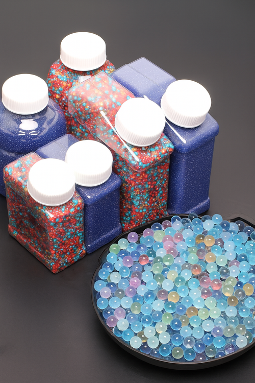 100,000 pcs Gel Blaster Ammo Refill – 7-8mm Mixed Color Water Beads