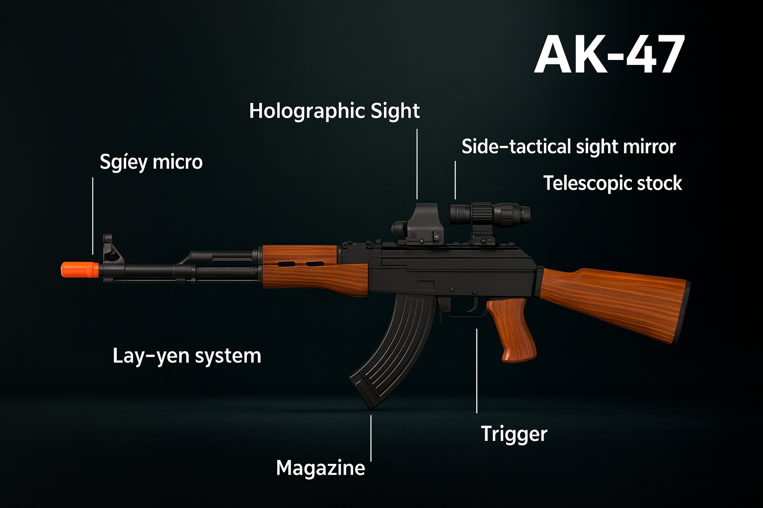 StrikeSphere® - AK47 Gel Blaster
